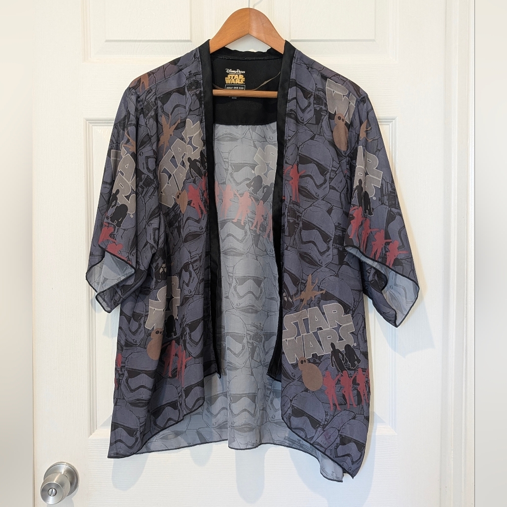 Disney Parks Star Wars Sheer Cover Up Cardigan Adult One Size